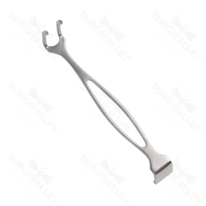 Czerny Double Ended Solid Blade Retractor Deep & 2 Pronged Bladed 180mm Hook Retractor – surgivalley (005210004)