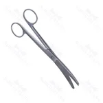 Doyen abdominal scissors 7 straight blades blunt tips ring handle