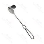 Fritsch abdominal retractor 11 76.0mm wide blade, hollow grip handle