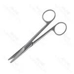 Tijeras de disección Mayo 9" rectas Superior-Cut, hojas biseladas, hoja inferior microdentada, puntas romas y mango de anillas esmeriladas