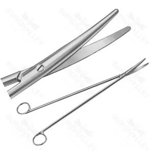 Metz Surgical Scissors Curved 14.5 cm (5.7) (002211232)