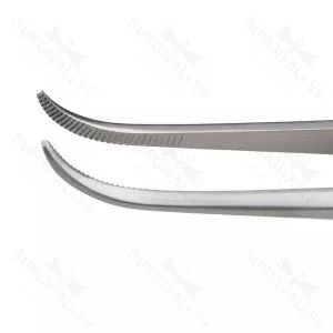 Dressing Tissue Forceps Curved Surgical and Dental Clinical Instruments – surgivalley (001211634)