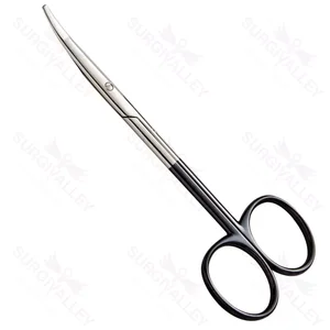 Ragnell Dissecting Scissors Flat Tip Curved 7 Supercut Scissors – surgivalley (002210041)
