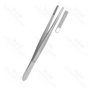 Stille Barraya Curved Forceps 3X4 Teeth 185mm Non Sterile Reusable General Surgery Instruments – surgivalley (011210001)