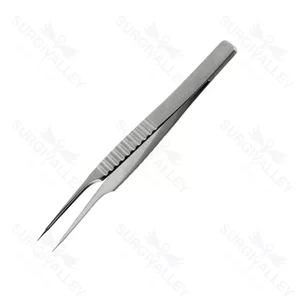 血管扩张镊 13.5cm 扁平手柄 9mm 宽成角尖端 0.1mm 通用外科器械 – surgivalley (001210071)