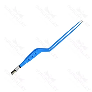 Bayonet European Bipolar Forceps Insulated for Electrosurgical Procedures Precision Hemostasis – surgivalley (001210236)