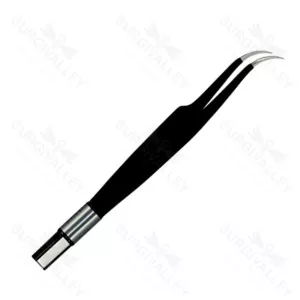 Jeweler # 7 Curved European Non Stick Bipolar Forceps – surgivalley (001210248)