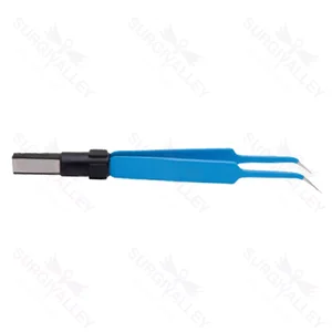 Jeweler # 6 Angled European Bipolar Forceps – surgivalley (001210246)