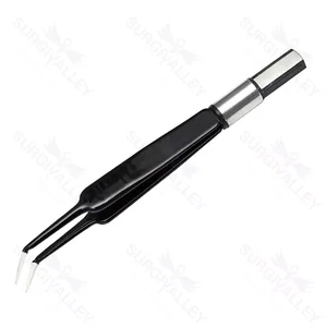 Jeweler #5 Non Stick Microsurgery Bipolar Forceps – surgivalley (001210244)