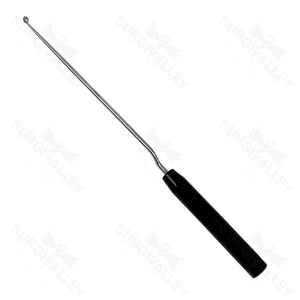 Cureta cervical ósea de copa y bayoneta lateral para cirugía general e instrumento de columna ortopédica – surgivalley (008210013)