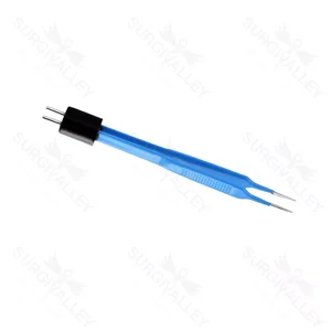 McPherson Straight 2 Pin Bipolar Forceps for Electrosurgical Coagulation and Tissue Dissection Procedures – surgivalley (001090008)