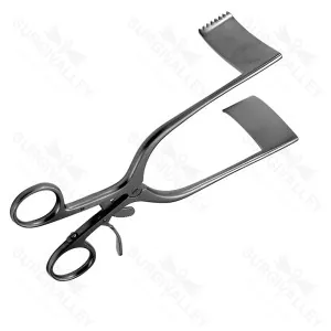 4 Toothed Retractor Blade Set for Anterior Cervical Spine Procedures in Gynecology Set (090090003)