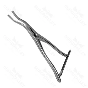Offset Lamina Spreader with Teeth Bone Holding Forceps Set for Gynecology Procedures – surgivalley (001090017)