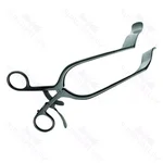 Rigby self-retaining vaginal retractor 7 smooth, solid blades ring handle with ratchet catch