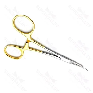 Pinças Hemostáticas Curvas Halstead Mosquito para Vasectomia e Dissecção em Cirurgia Geral