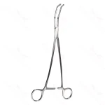 Pinça de oclusão tangencial Debakey 10" com 6.0cm de comprimento e 1.4cm de profundidade