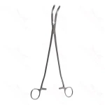 Pinza B de 12" mango recto mandíbula agudamente curvada