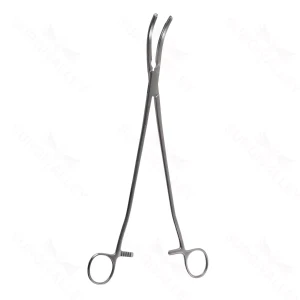 Pinza B de 12" mango recto mandíbula agudamente curvada
