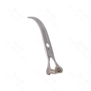 3 1/8" Cooley Bulldog 血管夹，弯曲型，4.0cm – surgivalley (111210138)