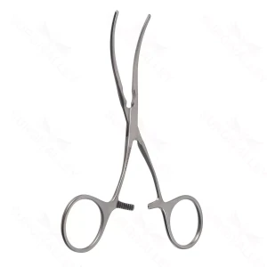 Pinça Bulldog com Alça em Anel de Debakey 5" Mandíbula Curva em S – surgivalley (027210072)
