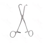 Pinça vascular Cooley angulada a 90° com mandíbula pequena