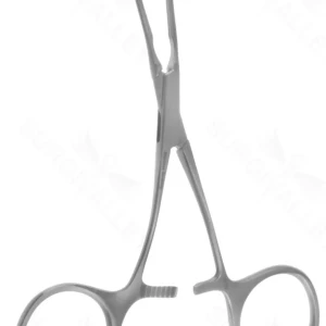 Debakey Castaneda Clamp 1.4mm acute curved jaw curved handle – surgivalley (027210062)