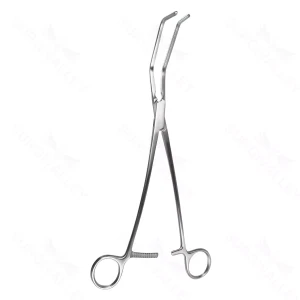 DeBakey 切向阻断钳 9 3/4" angled，长 4.8cm x 深 16.0mm，无创钳口，环柄 – surgivalley (027210099)