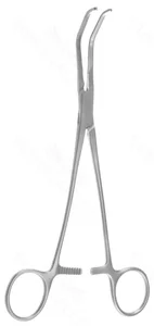 Cooley 部分阻断钳 8 1/2" angled 3.5cm 长 x 8.0mm 深 无损伤钳口 环柄 – surgivalley (111210087)