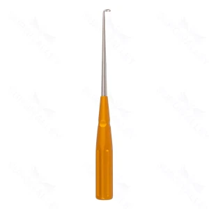 10" Farvet cervikalkürette orange Vinklet 90° 1 – surgivalley (008210483)