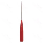 Cureta cervical de color roja recta de 10" tamaño 6-0 1.7mm