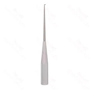 10" Farvet cervikalkürette sølv Vinklet 90° 5-0 – surgivalley (008210478)