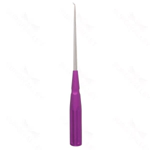 10" Farvet cervikalkyrett violet vinklet størrelse 4-0 – surgivalley (008210455)