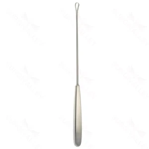 Cureta uterina Sims de 11" afilada rígida n.º 1