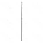 Buck ear curette 6 angled size #3 3.0mm diameter blunt edge round handle
