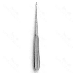 Brun Bone Curette Straight Cup Size #3 15.9 cm (6.3)