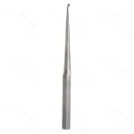 Brun (Spratt) bone curette 9 angled size #1, oval cup, brun handle