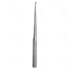 Brun (Spratt) bone curette 9 angled size #1, oval cup, brun handle – surgivalley (008210213)