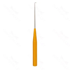 Farvet lumbalkürette vinklet 90° 1 orange – surgivalley (008210531)