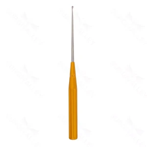 Farvet lumbal curette lige 1 orange til almen kirurgi og neurokirurgi – surgivalley (008210495)