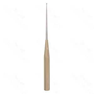 Farvet lumbal curette lige 2 0 guld instrument – surgivalley (008210493)