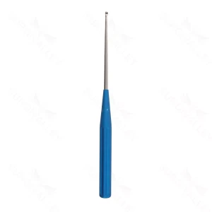 Farvet lumbalkürette lige 2 blå instrument – surgivalley (008210496)