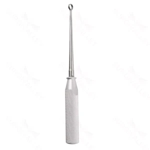 Bushe bone curette 10 straight size #1 cup, brun handle – surgivalley (008210252)