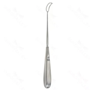Middleton adenoid curette 9 straight long narrow 10.0mm x 25.0mm tip 7.0mm cutting edge, brun handle – surgivalley (008210711)