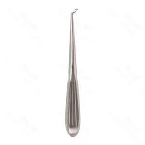 Brun (Spratt) bone curette 7 angled size #2, oval cup, brun handle – surgivalley (008210191)