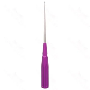 10" Color cervikal curette violet, størrelse 4-0 2.4mm – surgivalley (008210443)