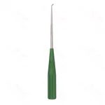 10 Color Cervical Curette green Angled Size 0