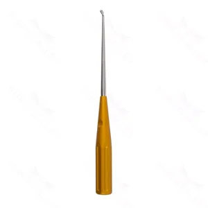 10" farvet cervixkyrette orange Reverse. Angled 1 – surgivalley (008210471)