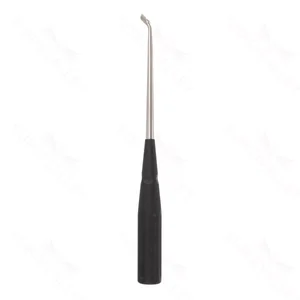 10" farvet cervixkyrette sort Reverse. Angled 4 – surgivalley (008210474)