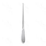 Spinal fusion curette 9 straight size #1, oval cup hexagonal handle