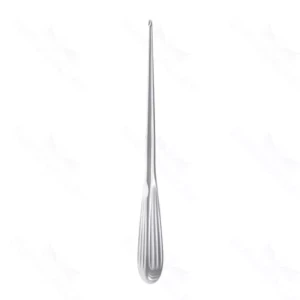 Spinal fusion curette 9 straight size #1, oval cup hexagonal handle – surgivalley (008210116)